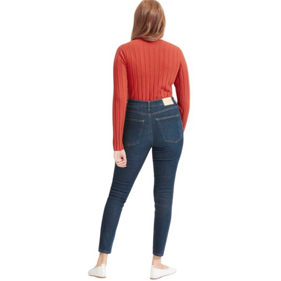 Everlane High Rise Medium Wash Skinny jeans-size 28 - Picture 2 of 16